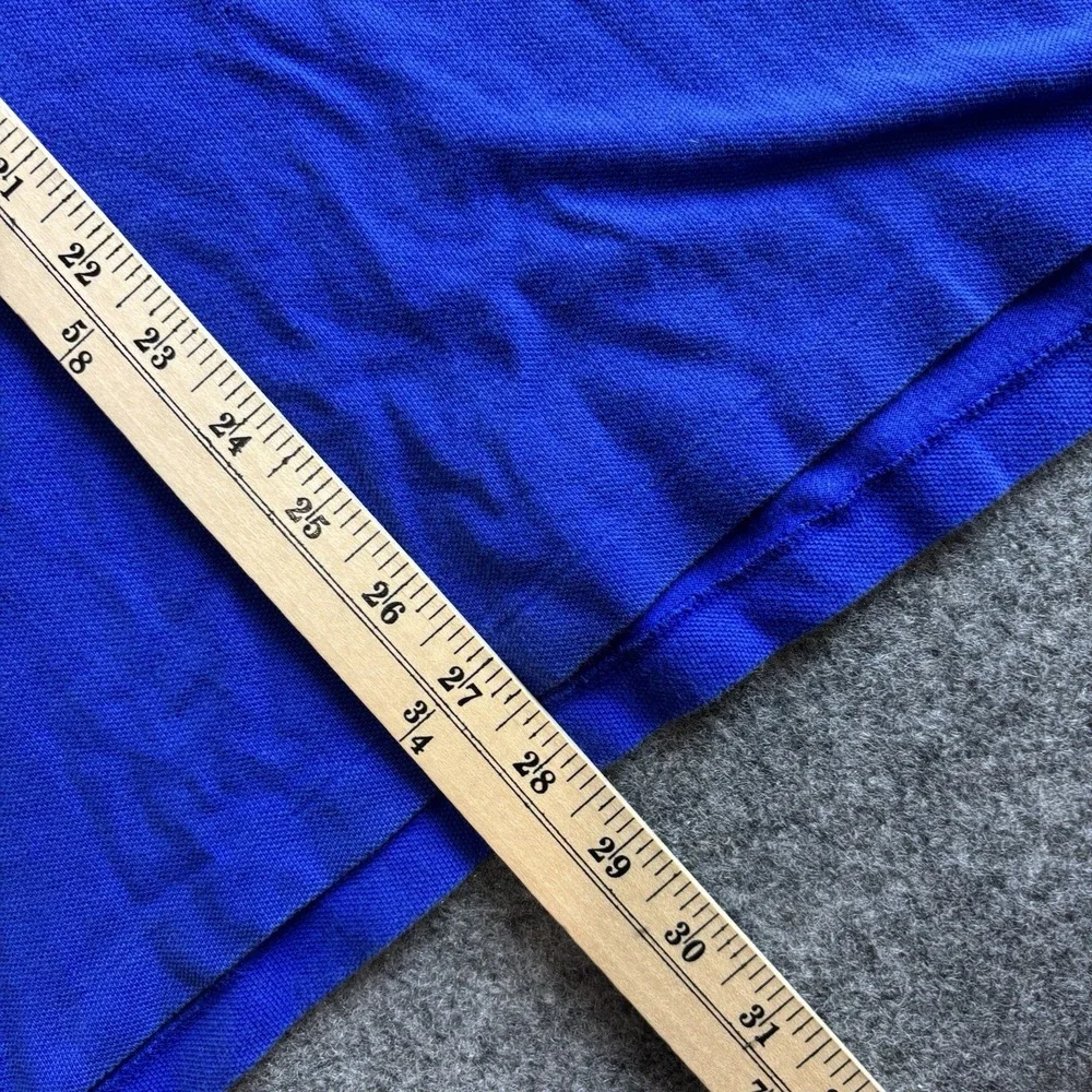 Polo‎ Ralph Lauren Polo Shirt Mens XL Blue Custom Fit Short Sleeve Pony Logo